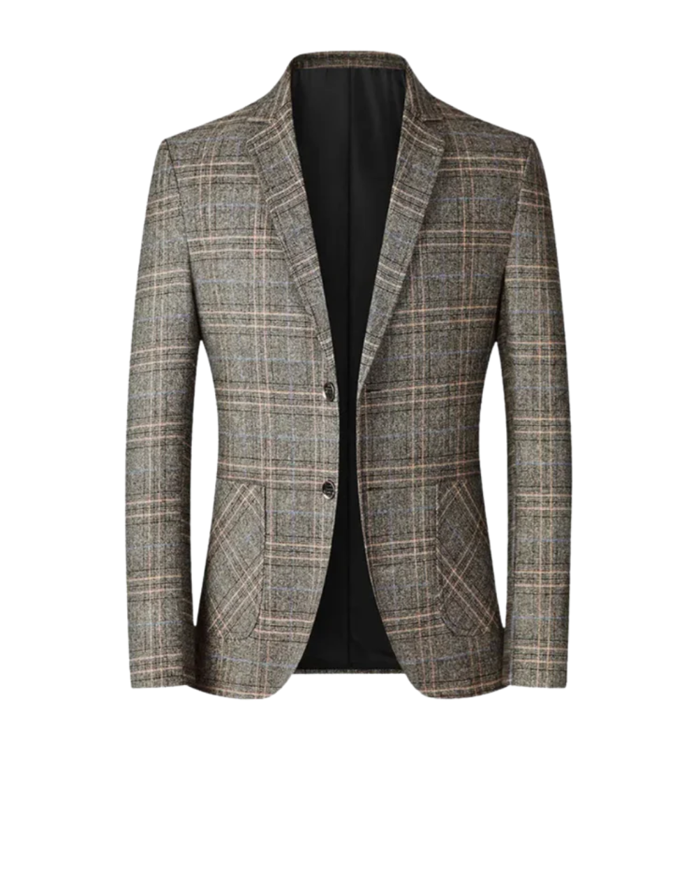 Blazer Uomo Slim Fit in Cotone e Poliestere