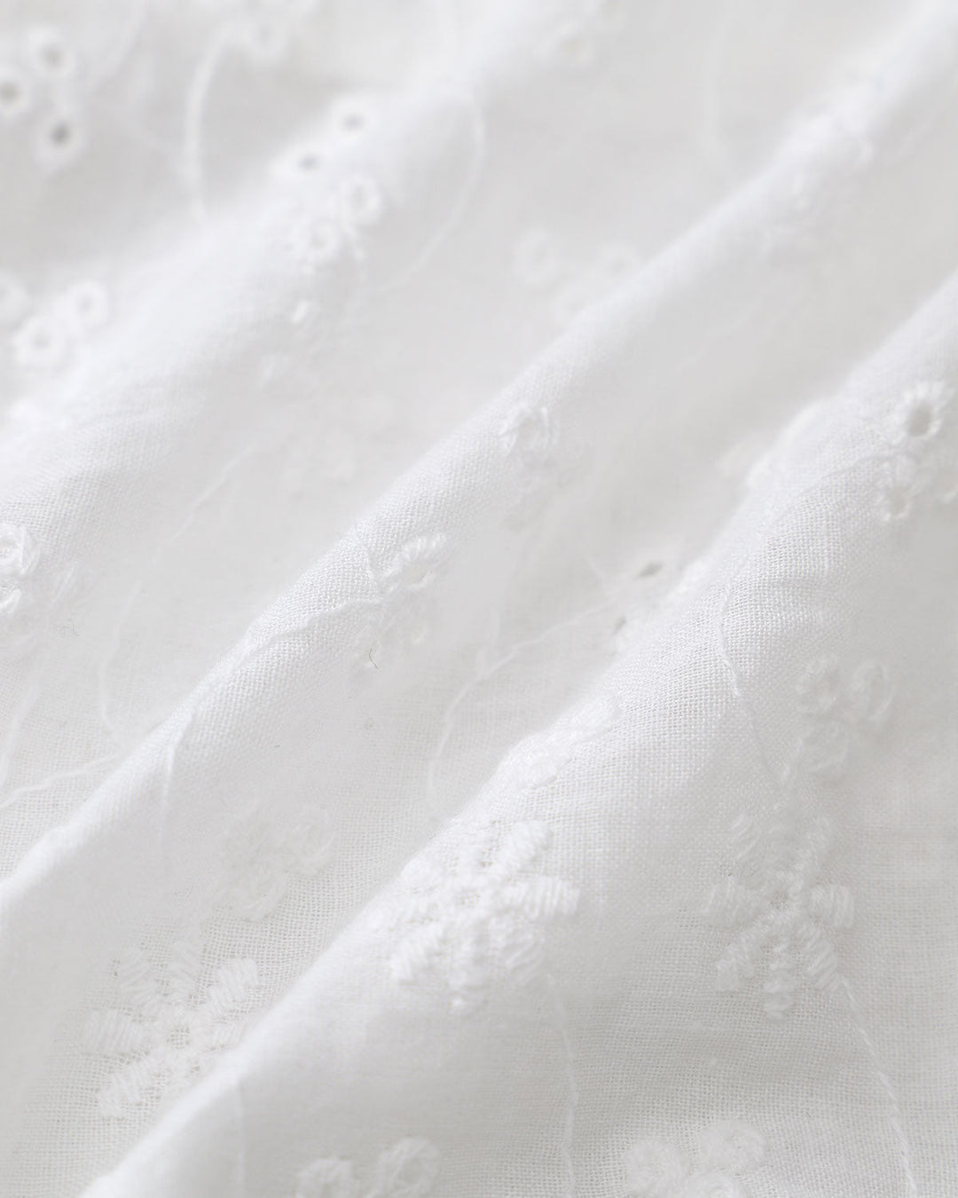 T shirt florale donna cotone bianco