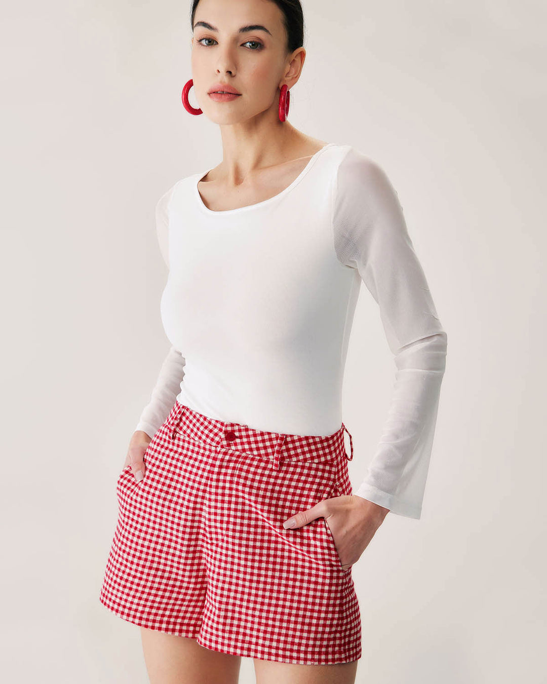 Short Donna Vita Alta Elegante