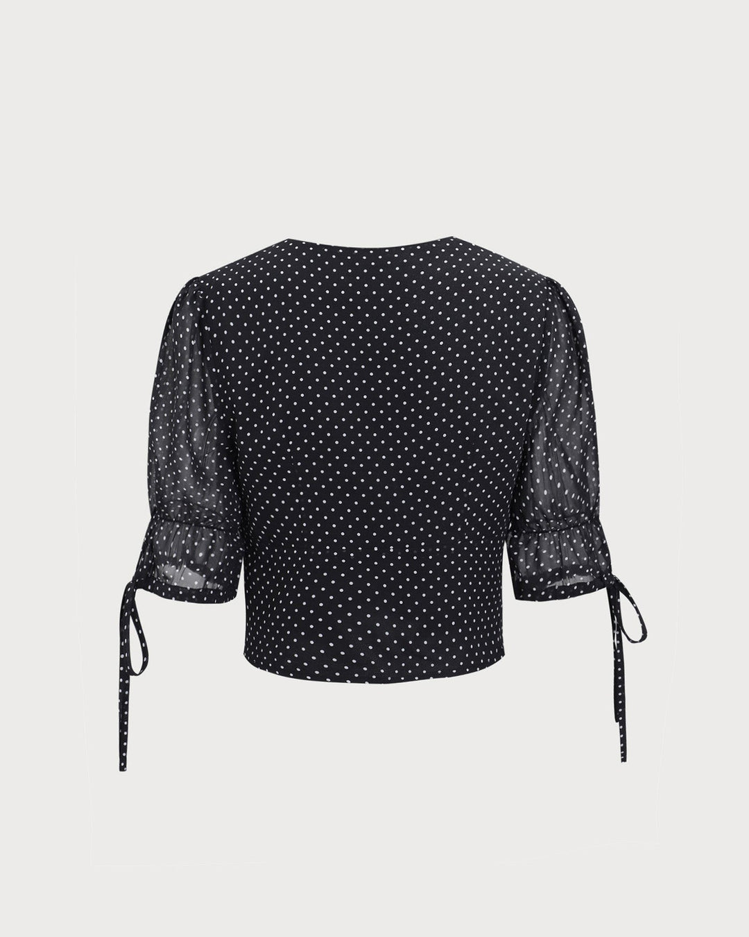 T shirt elegante donna pois neri