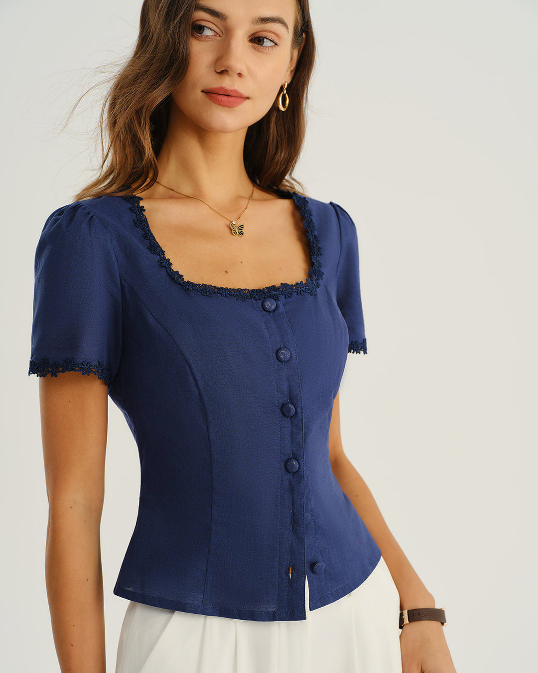 T Shirt Donna Pizzo Sofisticata