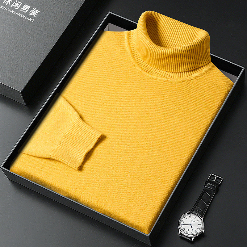 Maglione Dolcevita Invernale Morbido con Dettagli Sartoriali